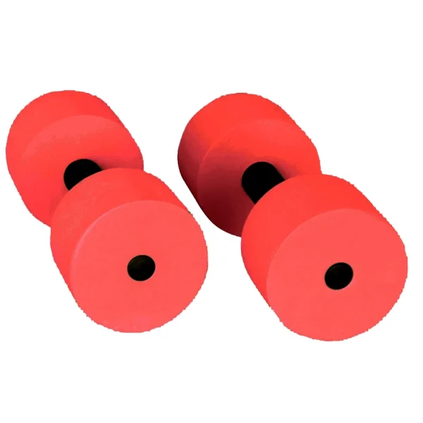 shopping pas cher HALTERES AQUATIQUES RONDES ROUGE CALUNEA 1